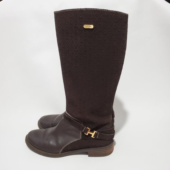 BOSI Brown Leather/Suede Boots US6 EU36 - Picture 4 of 8